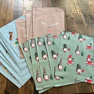 Poly Mailers set of 25 - Christmas Holiday Variety Pack